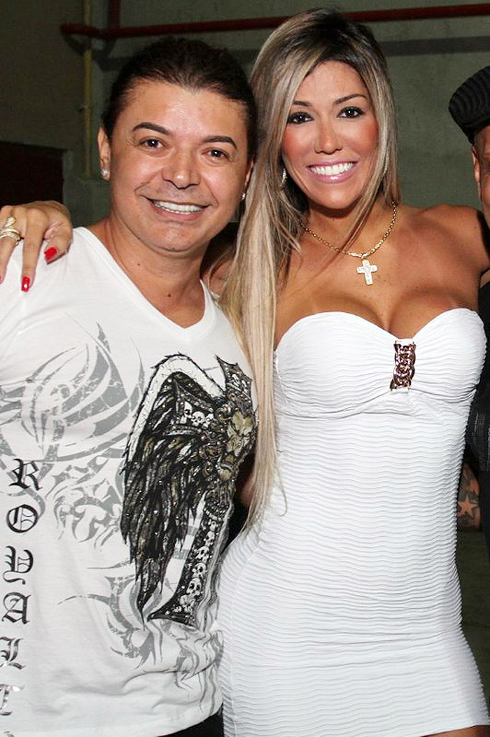 David Brasil encontra BBB desistente em show de Preta Gil