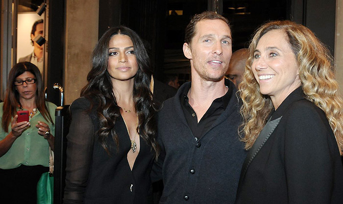 Glória Maria tieta Matthew McConaughey em São Paulo