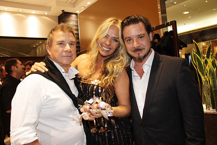 Waldemar Iódice, Adriane Galisteu e Alexandre Iódice