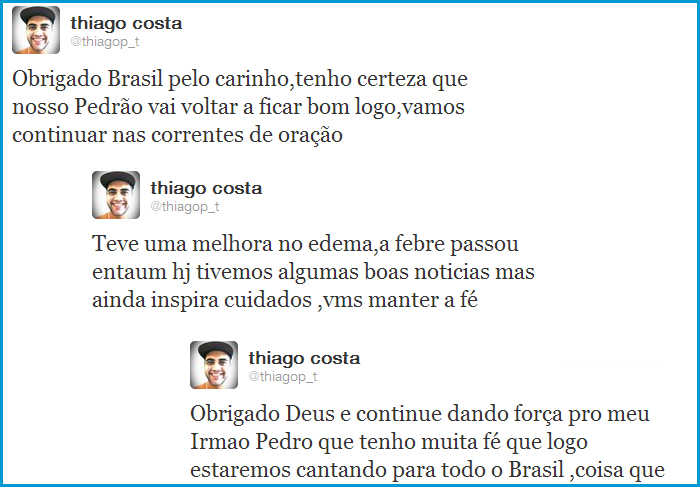 “Logo estaremos cantando para todo o Brasil”, diz Thiago Costa sobre o primo