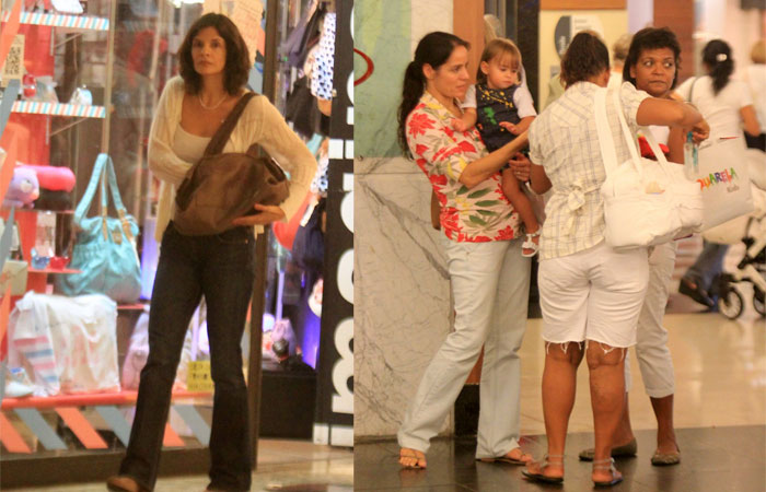 Helena Ranaldi e Cláudia Mauro passeiam pelo shopping da Gávea - O Fuxico