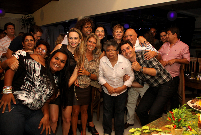 Marlene Mattos comemora aniversário, no Rio