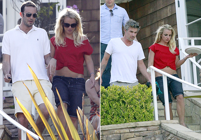 Britney Spears recebe irmãos e outros familiares em sua casa