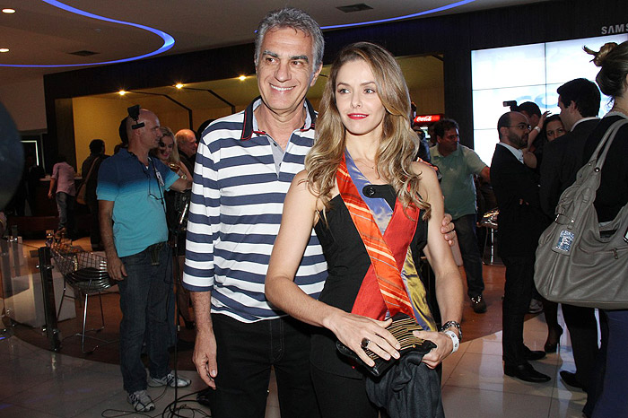 Bianca Rinaldi e o marido Eduardo Menga