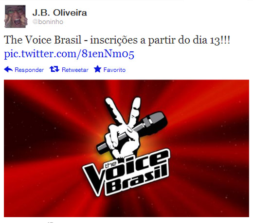 Boninho anuncia versão brasileira de The Voice