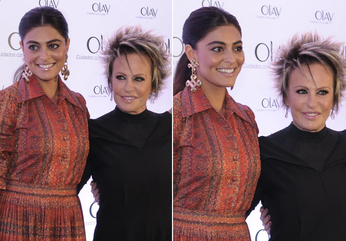 Ana Maria Braga e Juliana Paes dividem os holofotes em evento