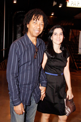 Djavan e a mulher Rafaella