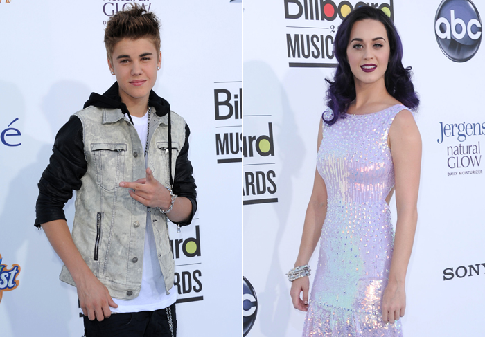 Justin Bieber e Katy Perry são premiados no Billboard Awards