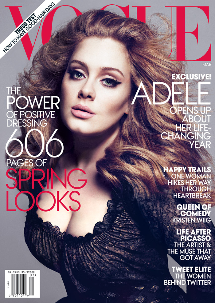 Capa da Vogue com Adele fracassa em vendas