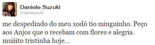 Dani Suzuki chora em aeroporto e explica no Twitter