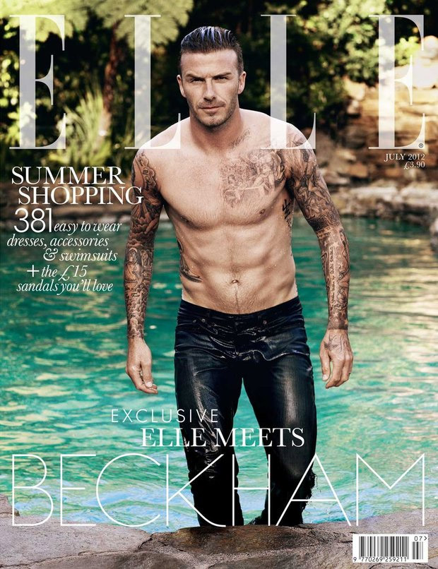 David Beckham mostra o corpão em capa de revista