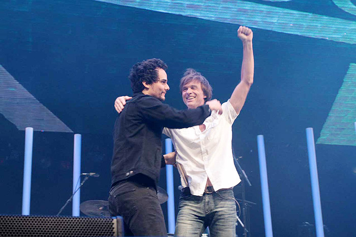 Wagner Moura e Marcelo Bonfá.