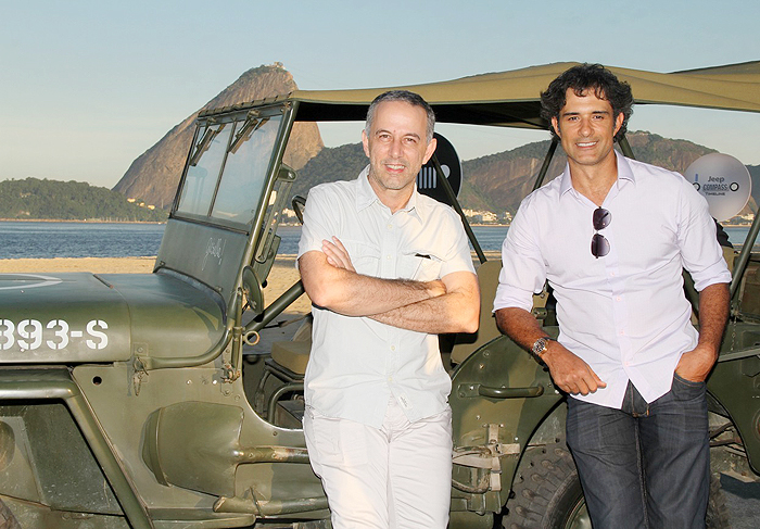 Marcos Pasquim confere lançamento de Jeep, no Rio