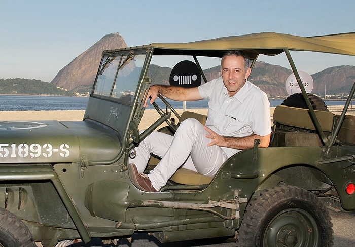 Marcos Pasquim confere lançamento de Jeep, no Rio