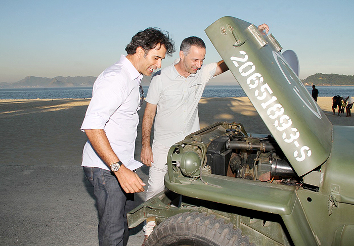 Marcos Pasquim confere lançamento de Jeep, no Rio