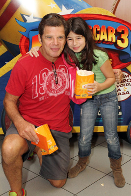 Raul Gazolla e a filha Rani