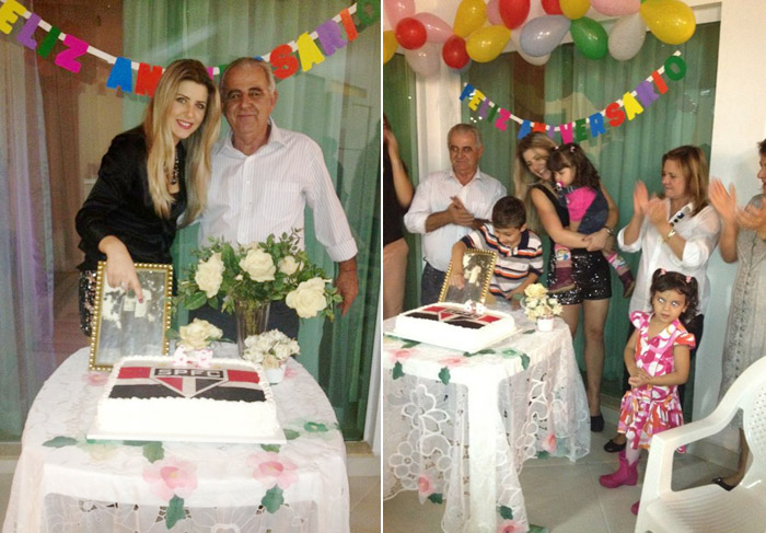 Íris Stefanelli comemora aniversário de 60 anos de seu pai 