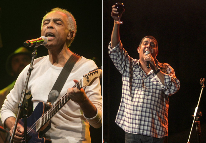 Famosos prestigiam show de Zeca Pagodinho, no Rio