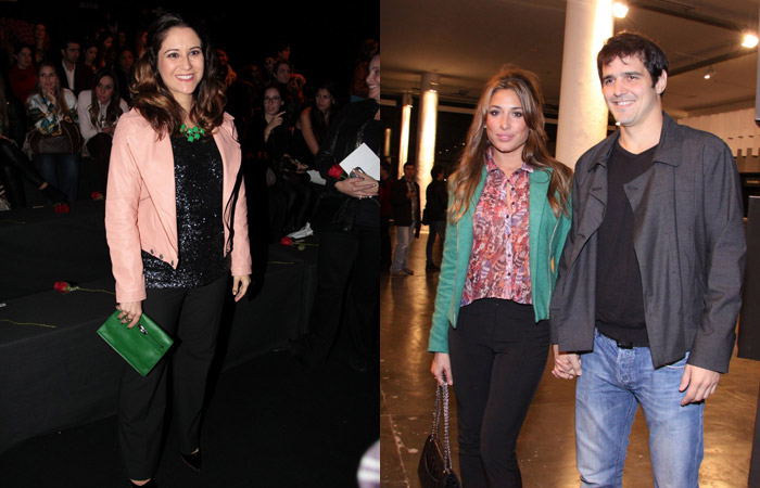 Famosos vão ao SPFW Ofuxico