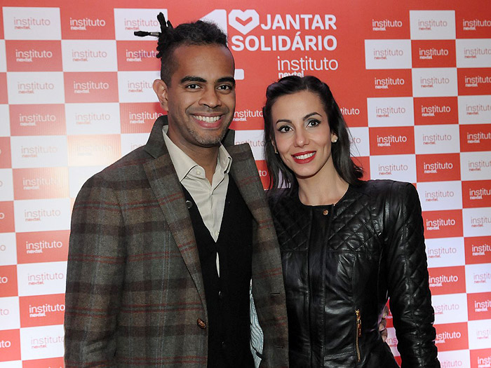 Jairzinho e Tania Khalill.