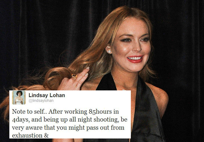 Lindsay Lohan fala sobre desmaio em quarto de hotel  O FUXICO