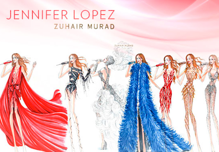 Figurinos que Jennifer Lopez vai usar em shows no Brasil Reprodução