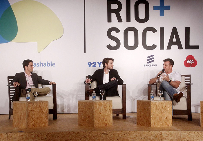 Luciano Huck participa de palestra na Rio+20