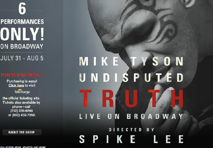 Ex-boxeador Mike Tyson vai contar sua vida em um monólogo na Broadway O Fuxico