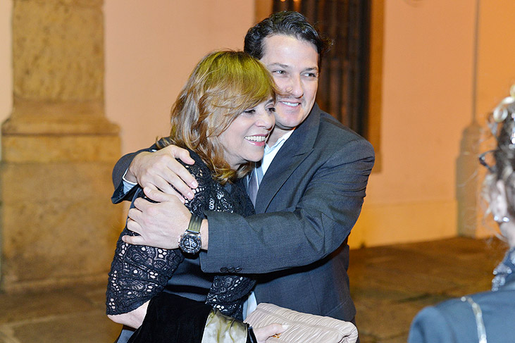 Gloria Perez e Marcelo Serrado