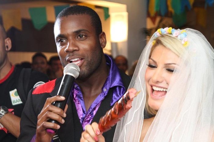 Antônia Fontenelle se casa com Rafael Zulu em festa Junina 