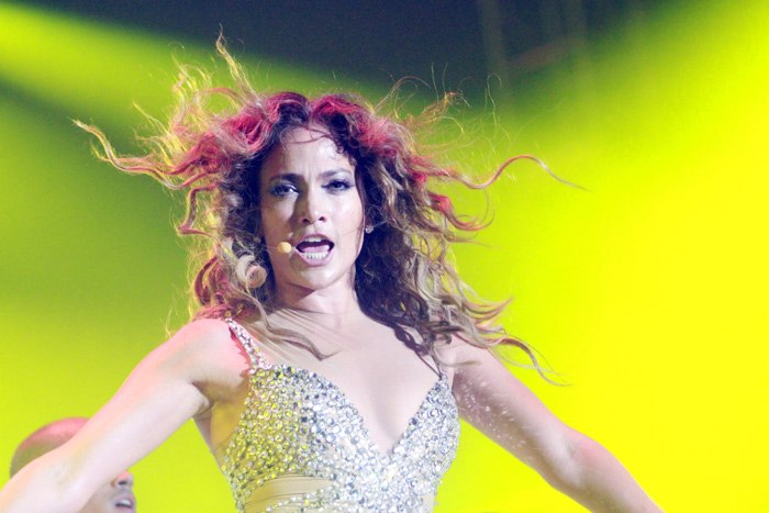 Jennifer Lopez se apresenta em Fortaleza