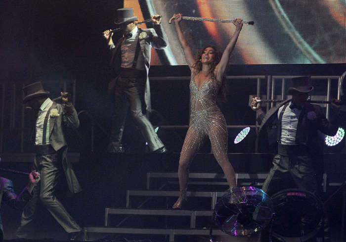 Jennifer Lopez se apresenta em Fortaleza 