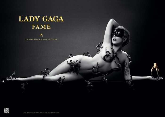 Lady Gaga aparece nua na campanha de sua nova fragrância