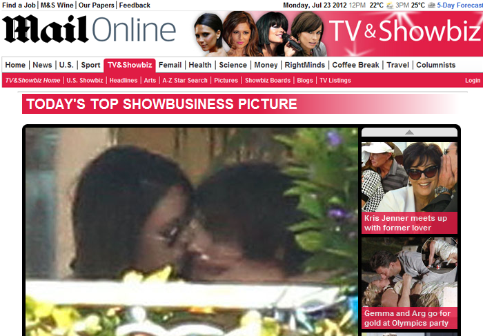  Ashton Kutcher e Mila Kunis protagonizam “beijaço” em Hollywood