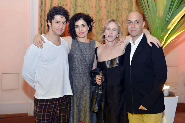 Fernando Alves Pinto, Letícia Sabatella e e Deborah Colker 