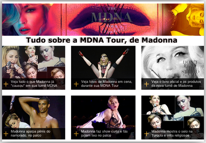 Tudo sobre a turnê MDNA de Madonna O Fuxico