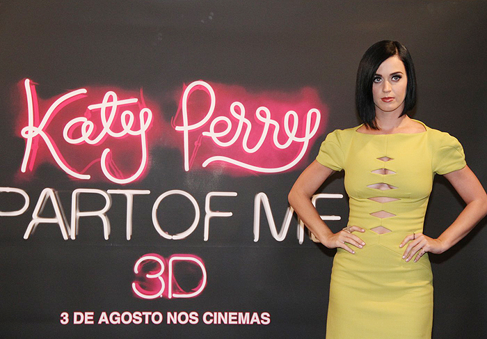 Katy Perry no lançamento do filme