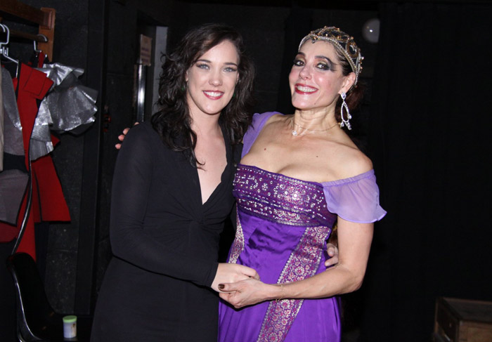 Adriana Birolli com Christiane Torloni