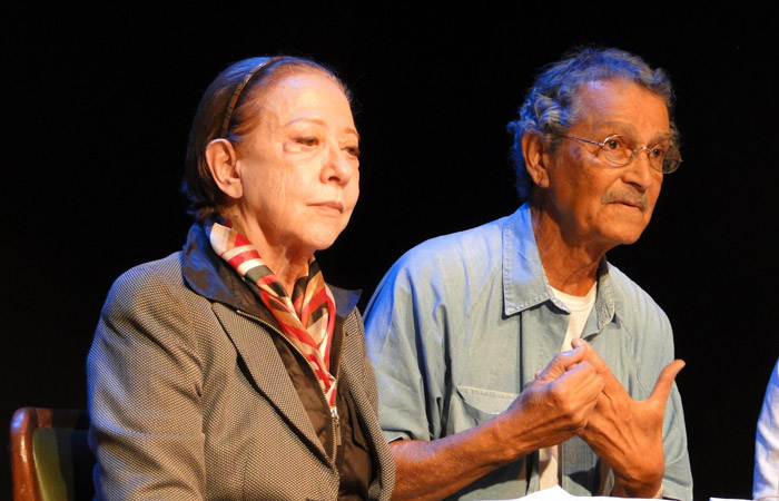 Fernanda Montenegro participa de leitura com Nelson Xavier Ofuxico