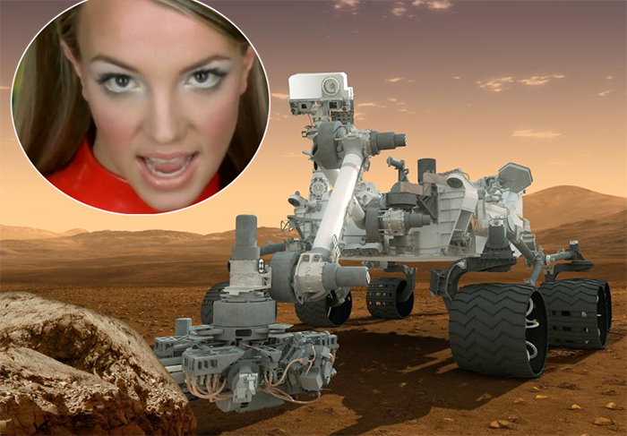 Britney Spears quer cantar em Marte, para acordar robô da Nasa O Fuxico