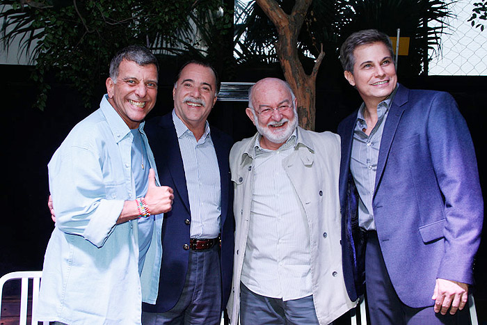 Jorge Fernando, Tony Ramos, Sílvio de Abreu e Edson Celulari