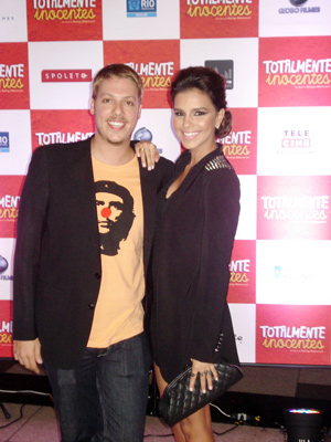 Bruno Gissoni, Mariana Rios e famosos no lançamento do filme Totalmente Inocentes