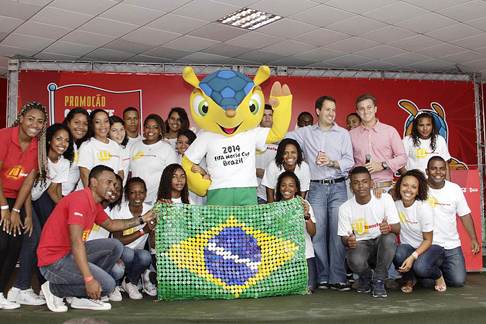 Lançamento do Mascote da Copa de 2014, no Rio, com a presença de Luciano Huck