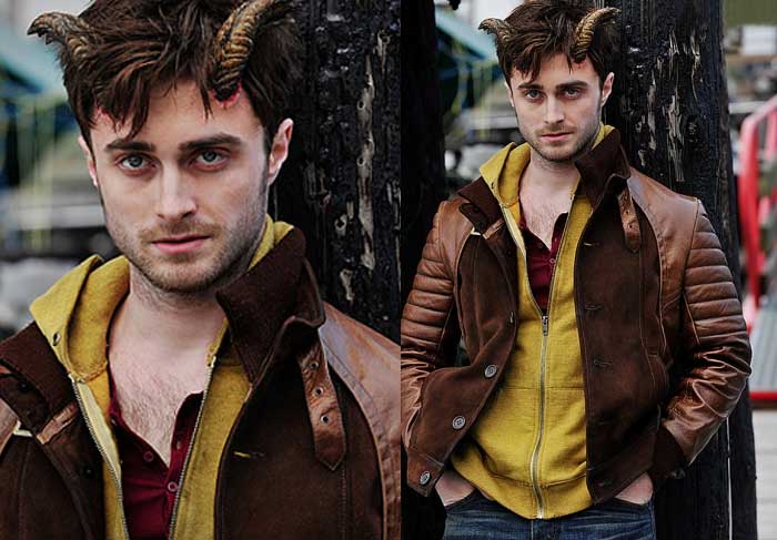 Veja a primeira foto de Daniel Radcliffe de chifres, em seu novo filme O Fuxico