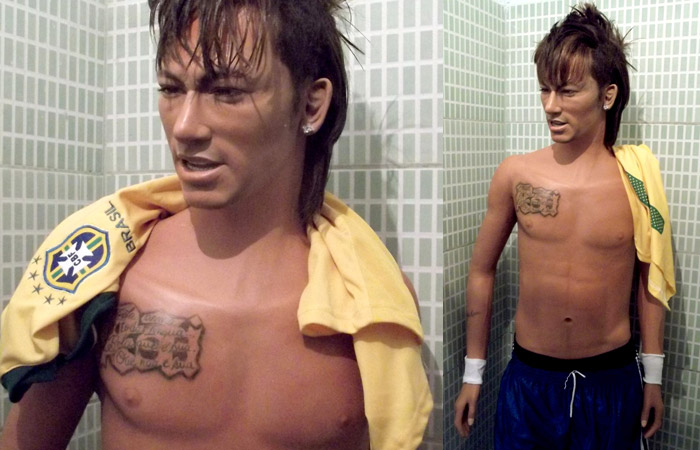 Neymar vira boneco de cera. Veja!