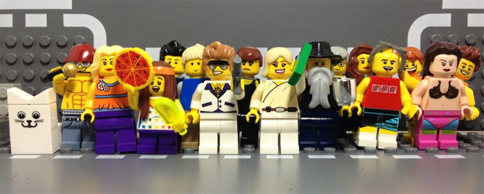 Lego cria versão com personagens de Avenida Brasil