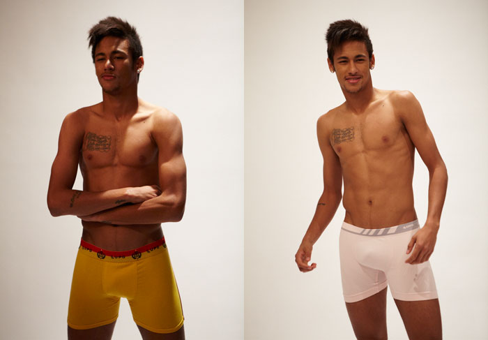 Neymar faz cara de marrento em novo editorial de cuecas