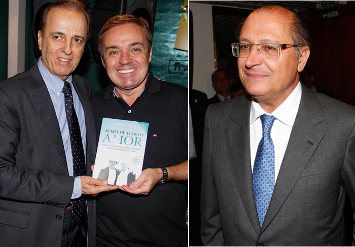 Gugu, Amanda Françoso e Geraldo Alckmin prestigiam lançamento do livro Acima de tudo o amor, de Henrique Prata  O Fuxico