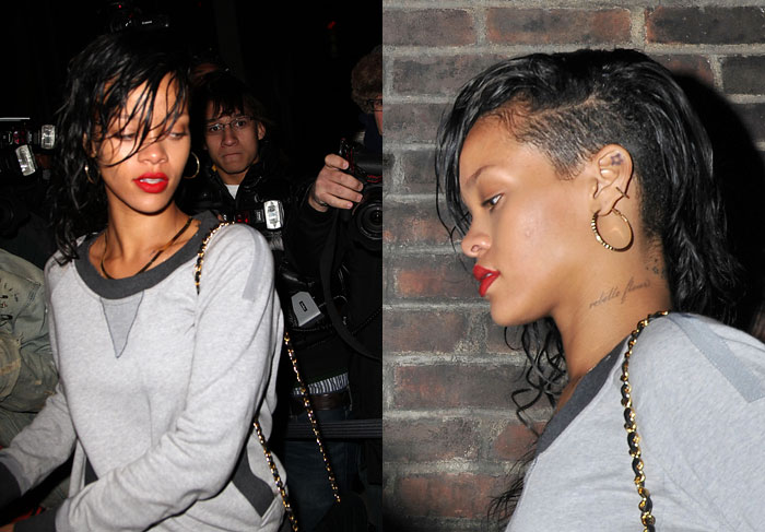 Rihanna tenta esconder novo visual em Nova York