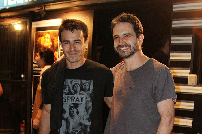 Artistas conferem show de André Frateschi, no Rio